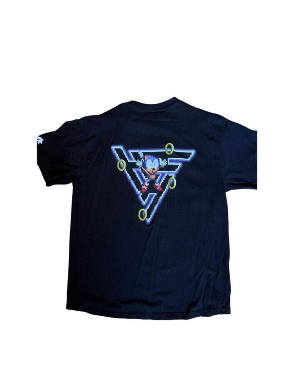 Hypland x Sonic The Hedgehog Shirt Black Video Game Shadow